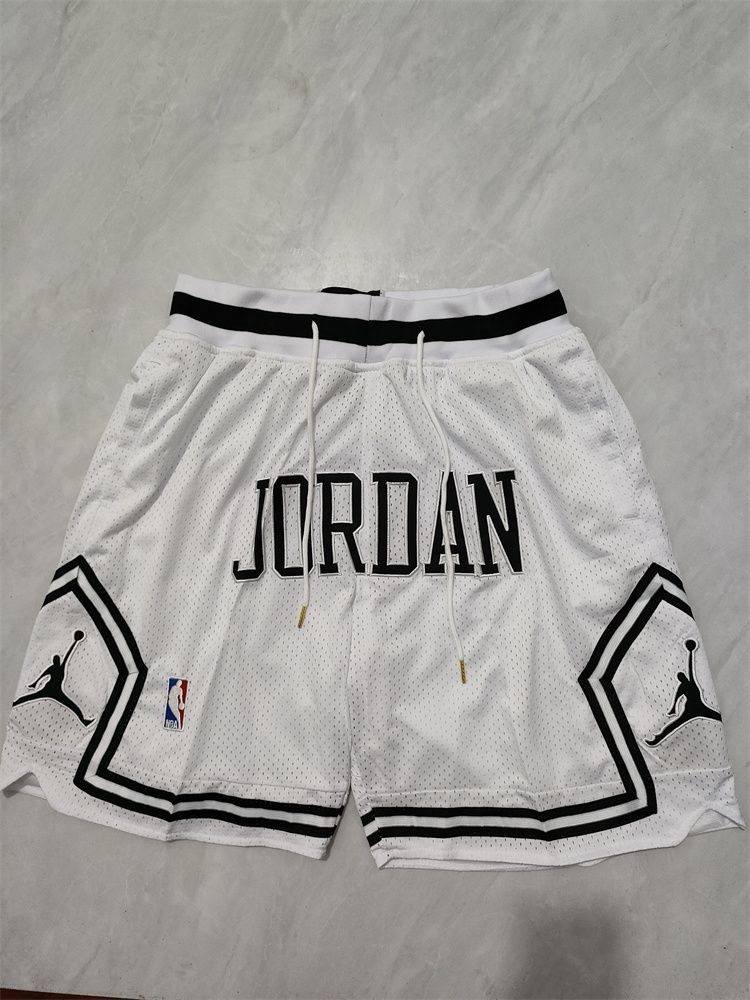 2025 Men NBA Jordan Shorts White style 2